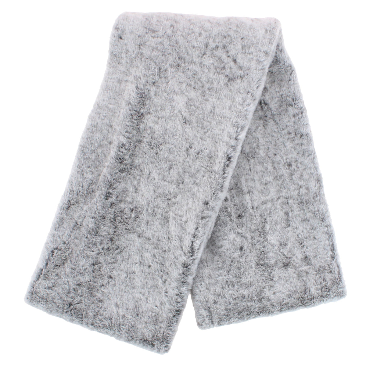 Grand Sierra Women's Synthetic Fur Infinity Winter Scarf - Gray
