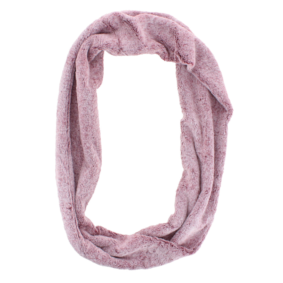 Grand Sierra Women's Synthetic Fur Infinity Winter Scarf - Pink