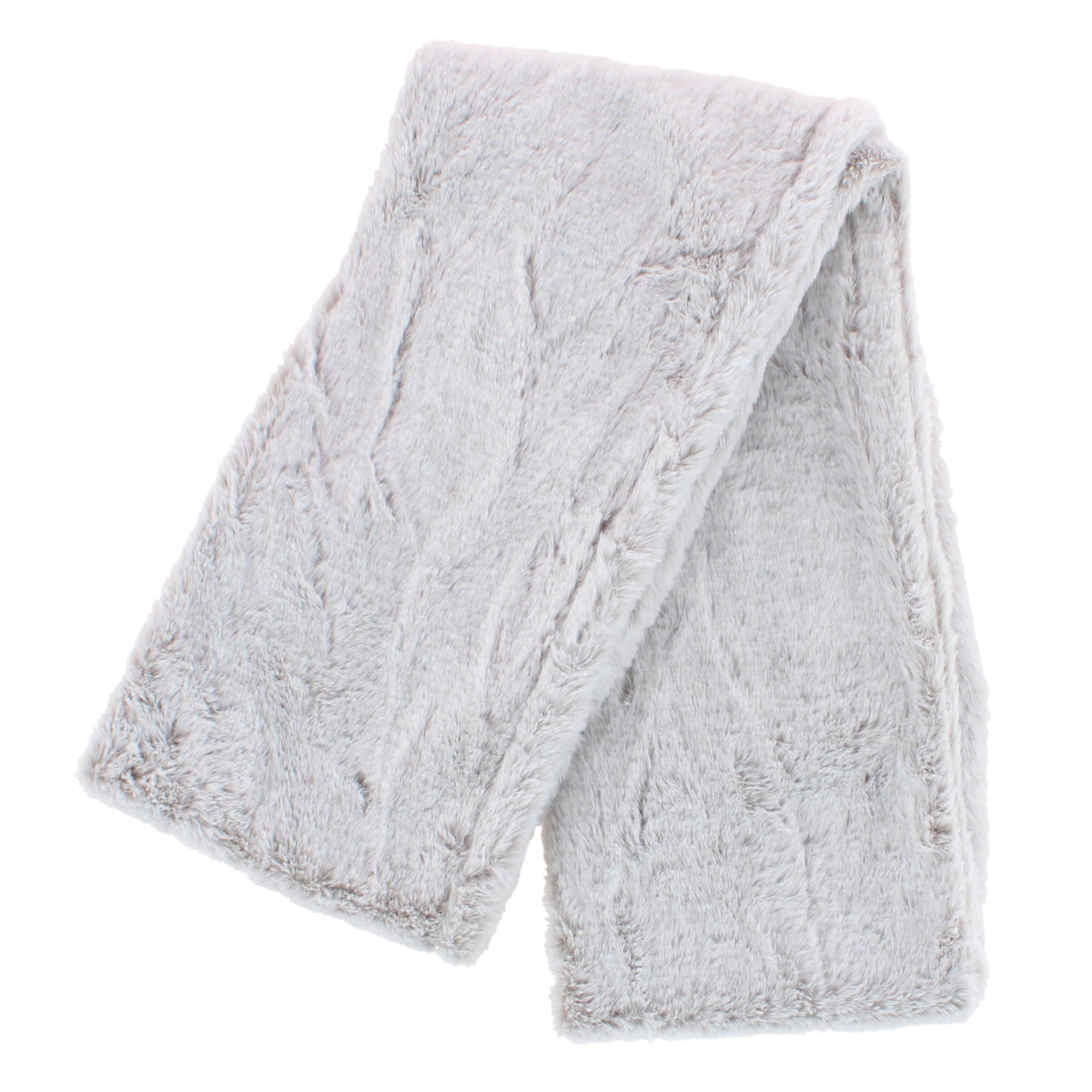 Grand Sierra Women's Synthetic Fur Infinity Winter Scarf - White
