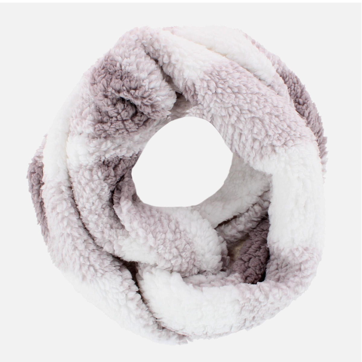 Grand Sierra Women's Plaid Faux Fleece Infinity Winter Scarf