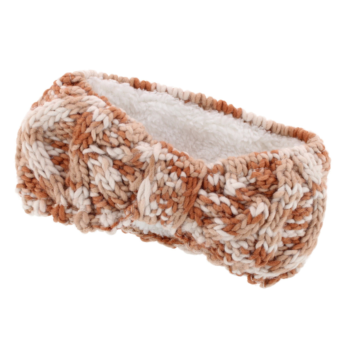 Grand Sierra Women's Sherpa Lined Space Dyed Knit Winter Headband