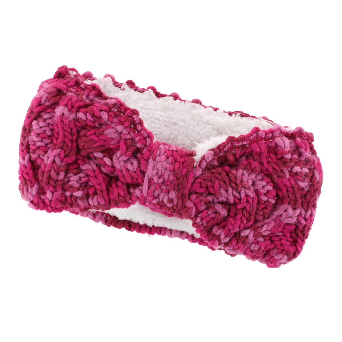 Grand Sierra Women's Sherpa Lined Space Dyed Knit Winter Headband - Women's Sherpa Lined Space Dyed Knit Winter Headband