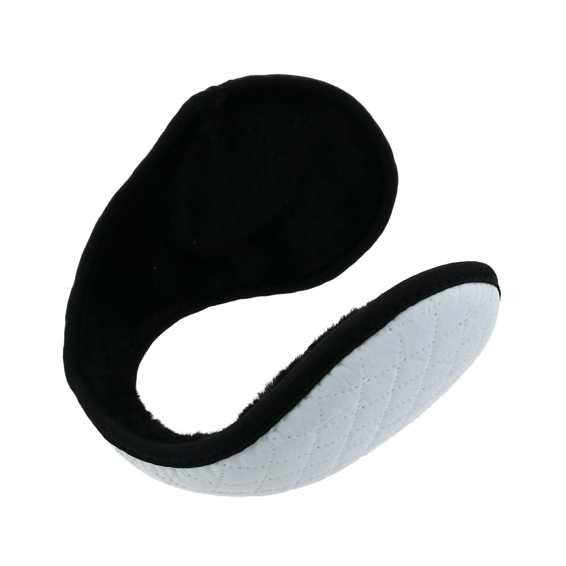 Grand Sierra Women's One Size Quilted Plush Lined Ear Warmer - White
