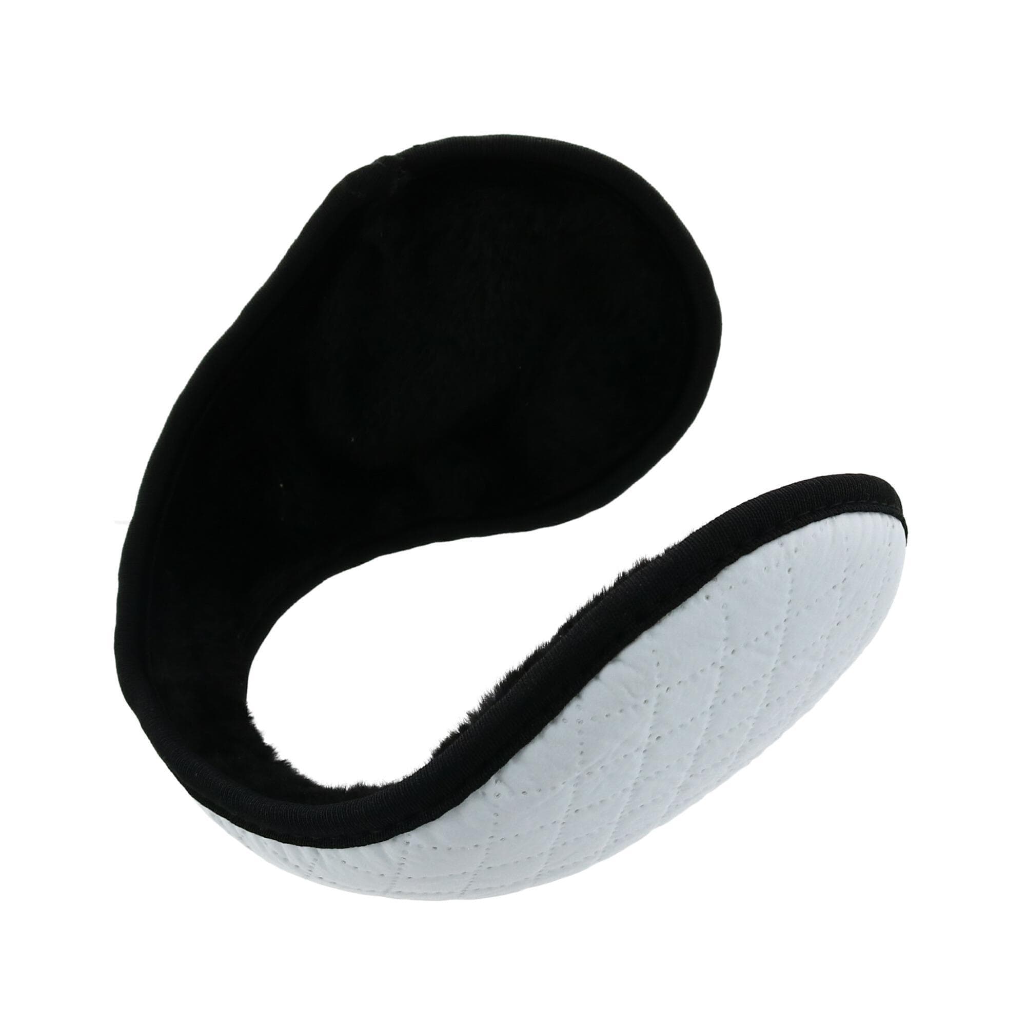 Grand Sierra Women's One Size Quilted Plush Lined Ear Warmer - White