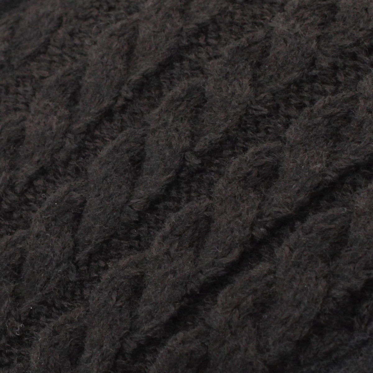 Grand Sierra Women's Cable Knit Plush Lined Ear Warmer - Black