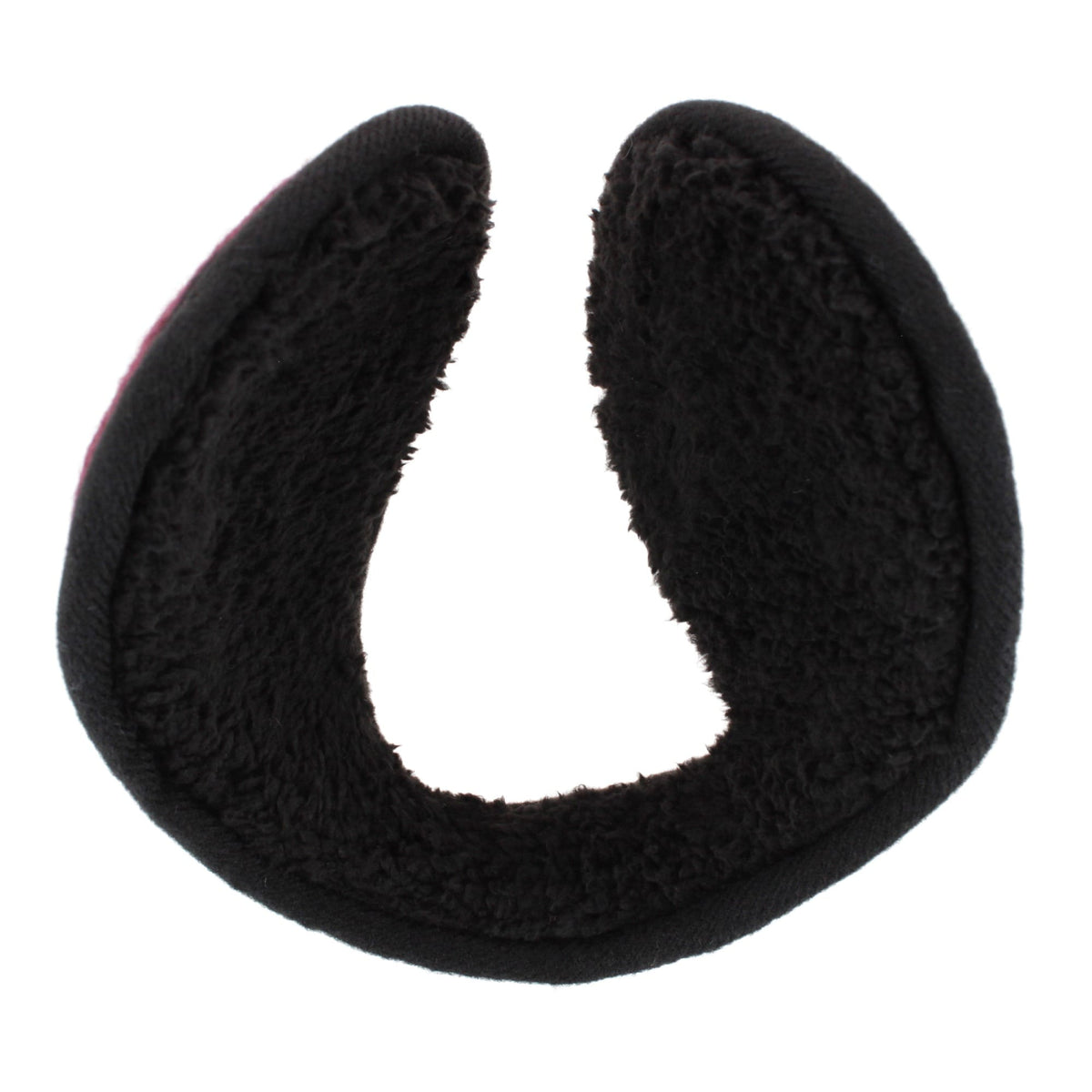 Grand Sierra Women's Cable Knit Plush Lined Ear Warmer - Burgundy