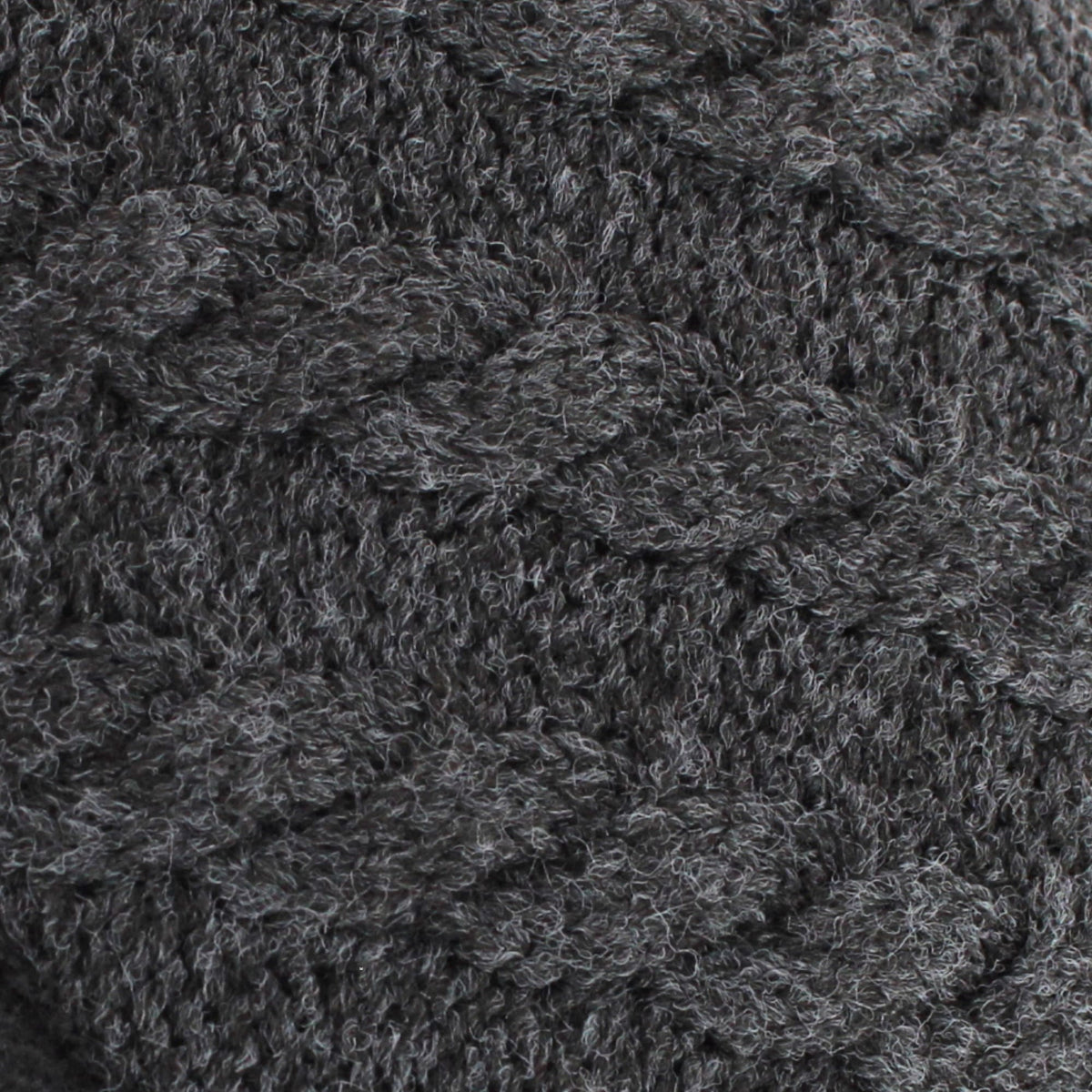 Grand Sierra Women's Cable Knit Plush Lined Ear Warmer - Gray