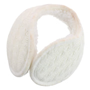 Women's Cable Knit Plush Lined Ear Warmer