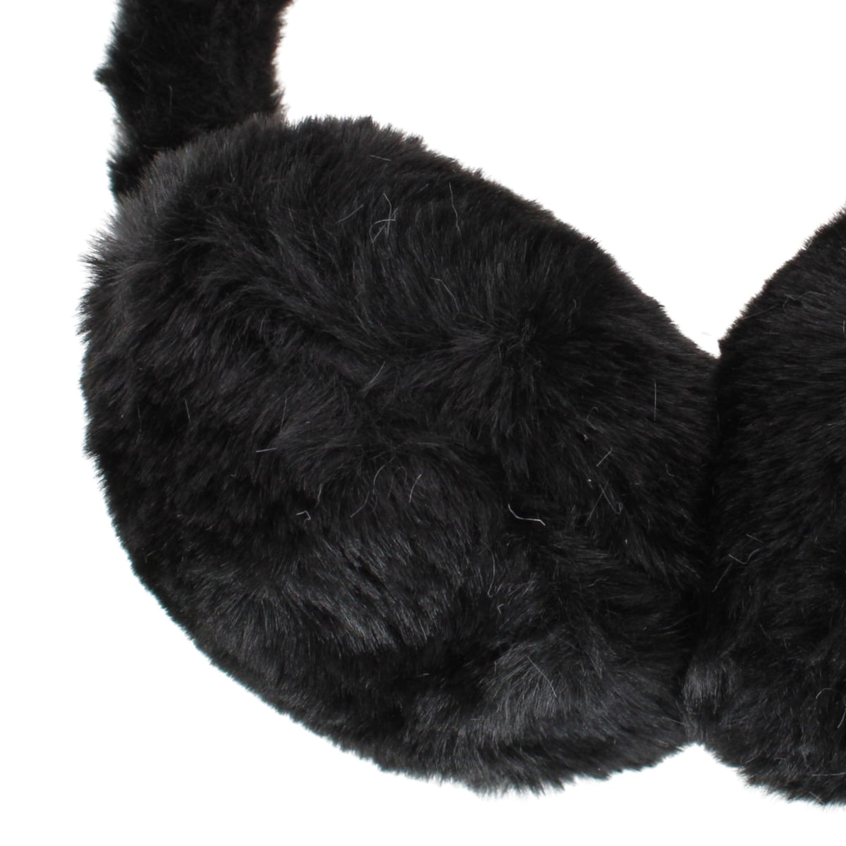 Grand Sierra Women's Faux Fur Over the Head Winter Ear Muffs - Black