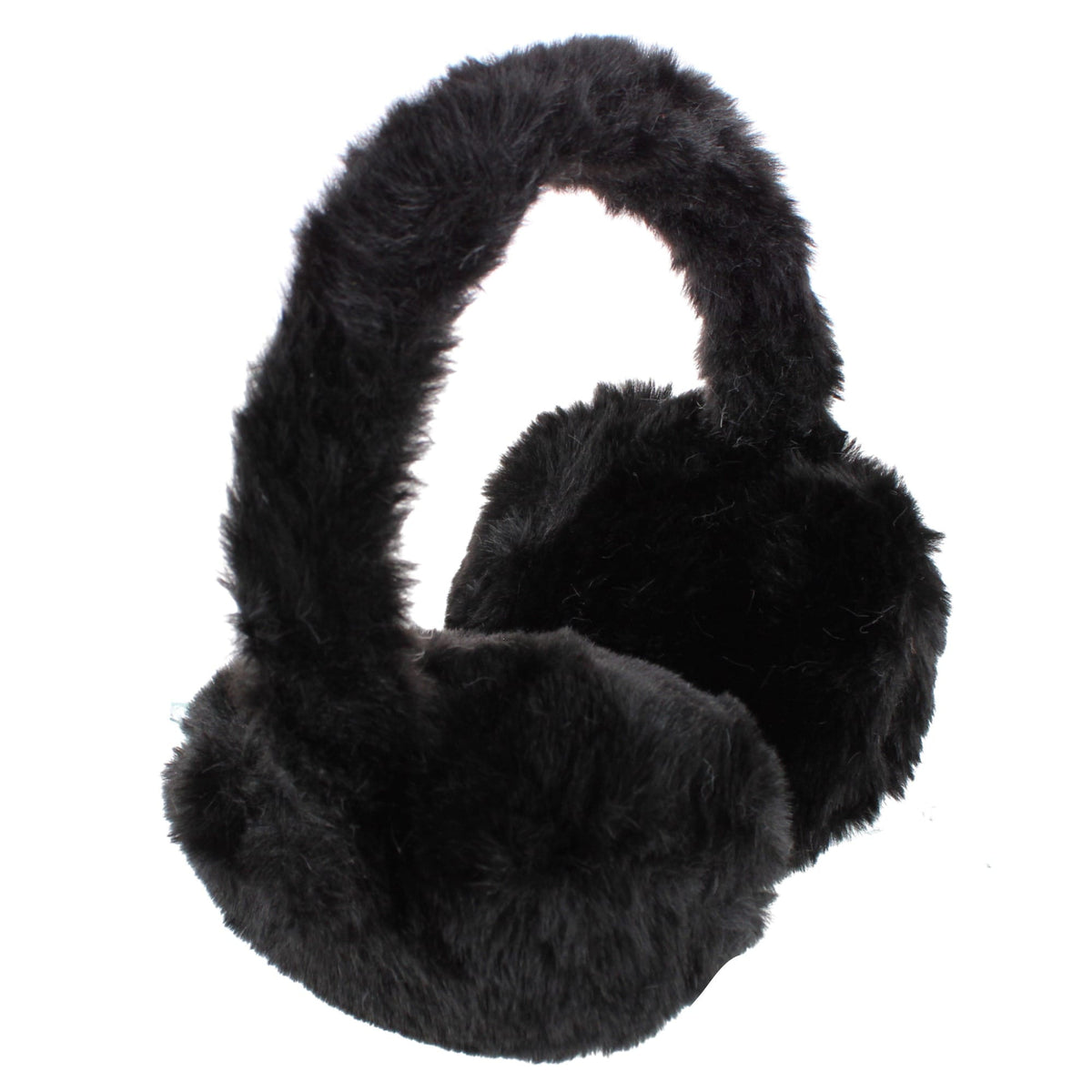 Grand Sierra Women's Faux Fur Over the Head Winter Ear Muffs - Black