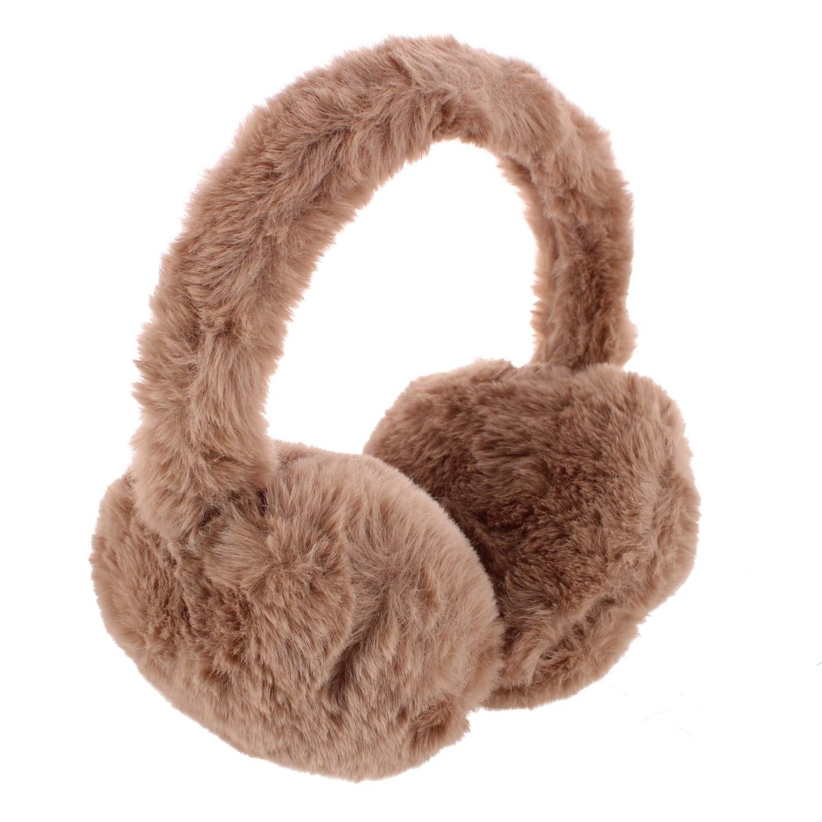 Grand Sierra Women's Faux Fur Over the Head Winter Ear Muffs - Tan