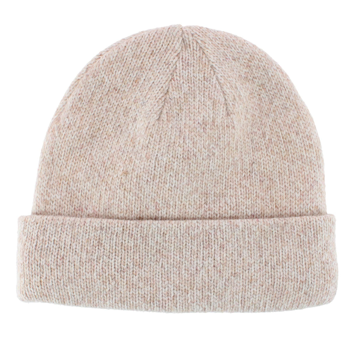 Grand Sierra Men's Ragg Wool Fleece Lined Winter Beanie Cuff Cap - Tan