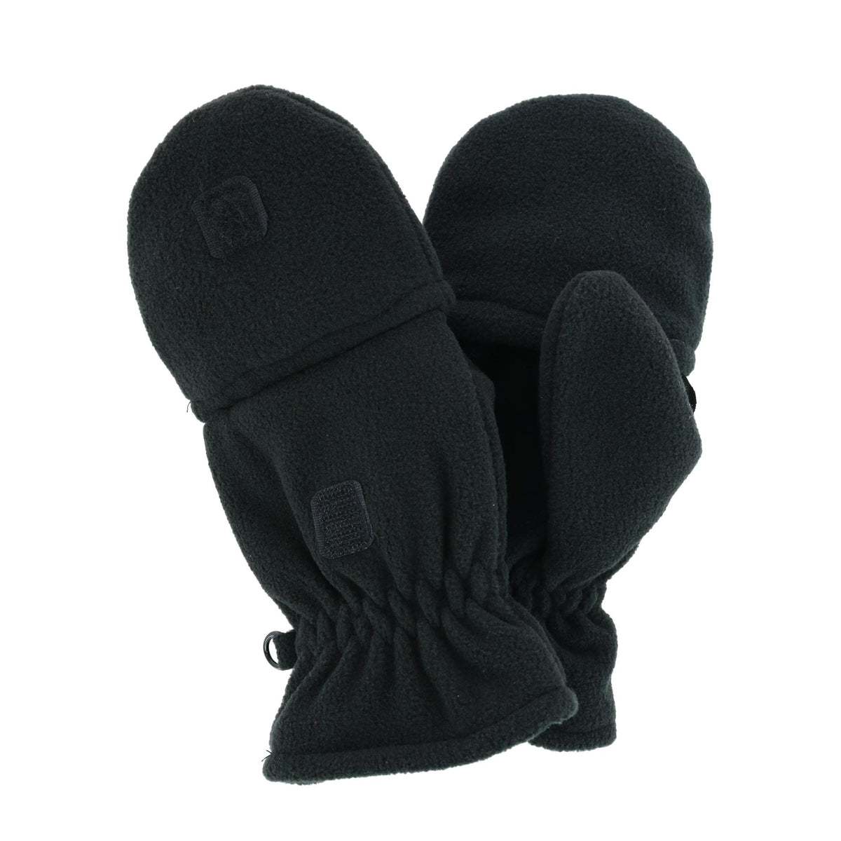 Grand Sierra Women's Microfleece Convertible Glove to Mitten - Black