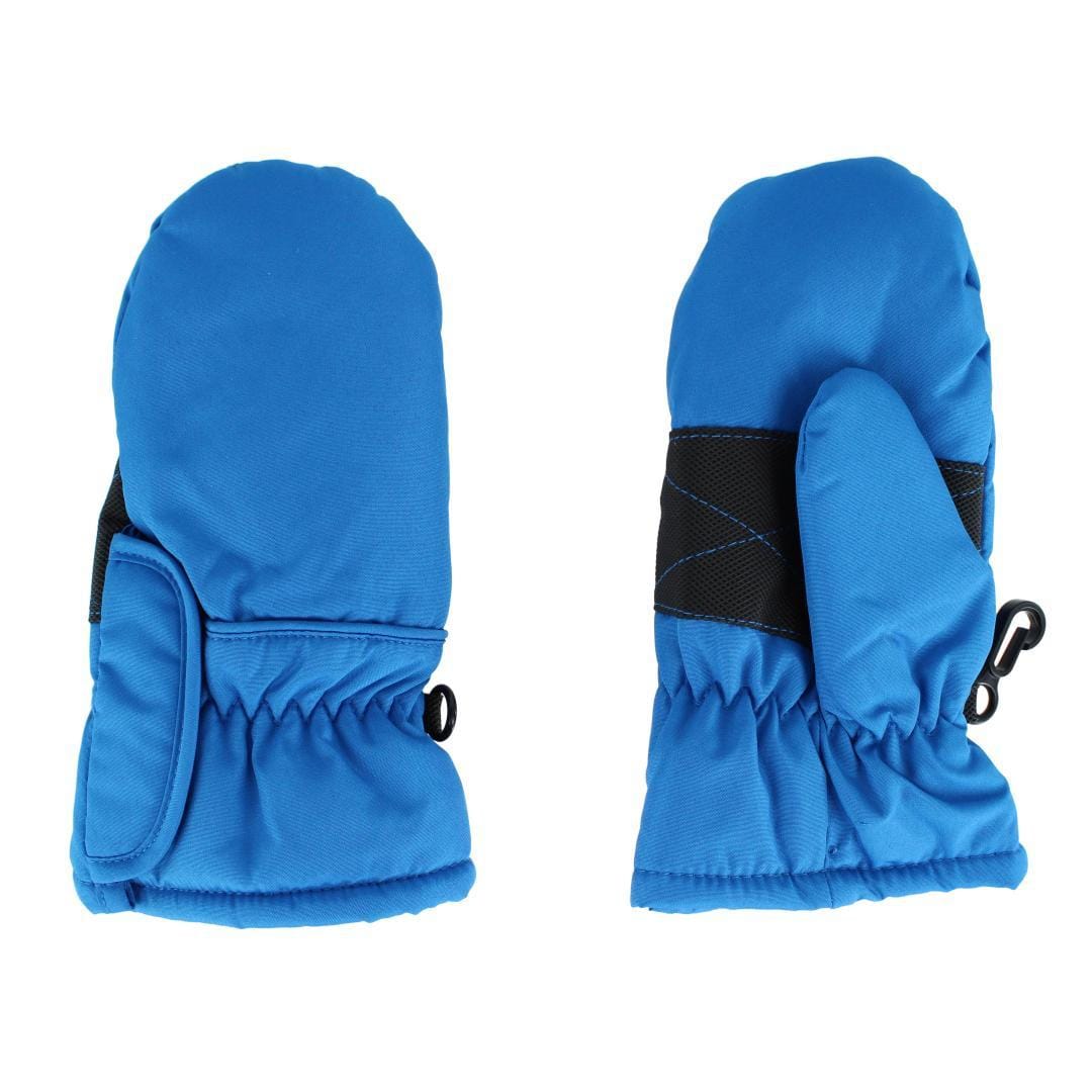 Grand Sierra Kids' Toddler (2-4) Taslon Side Entry Winter Ski Mitten - Blue