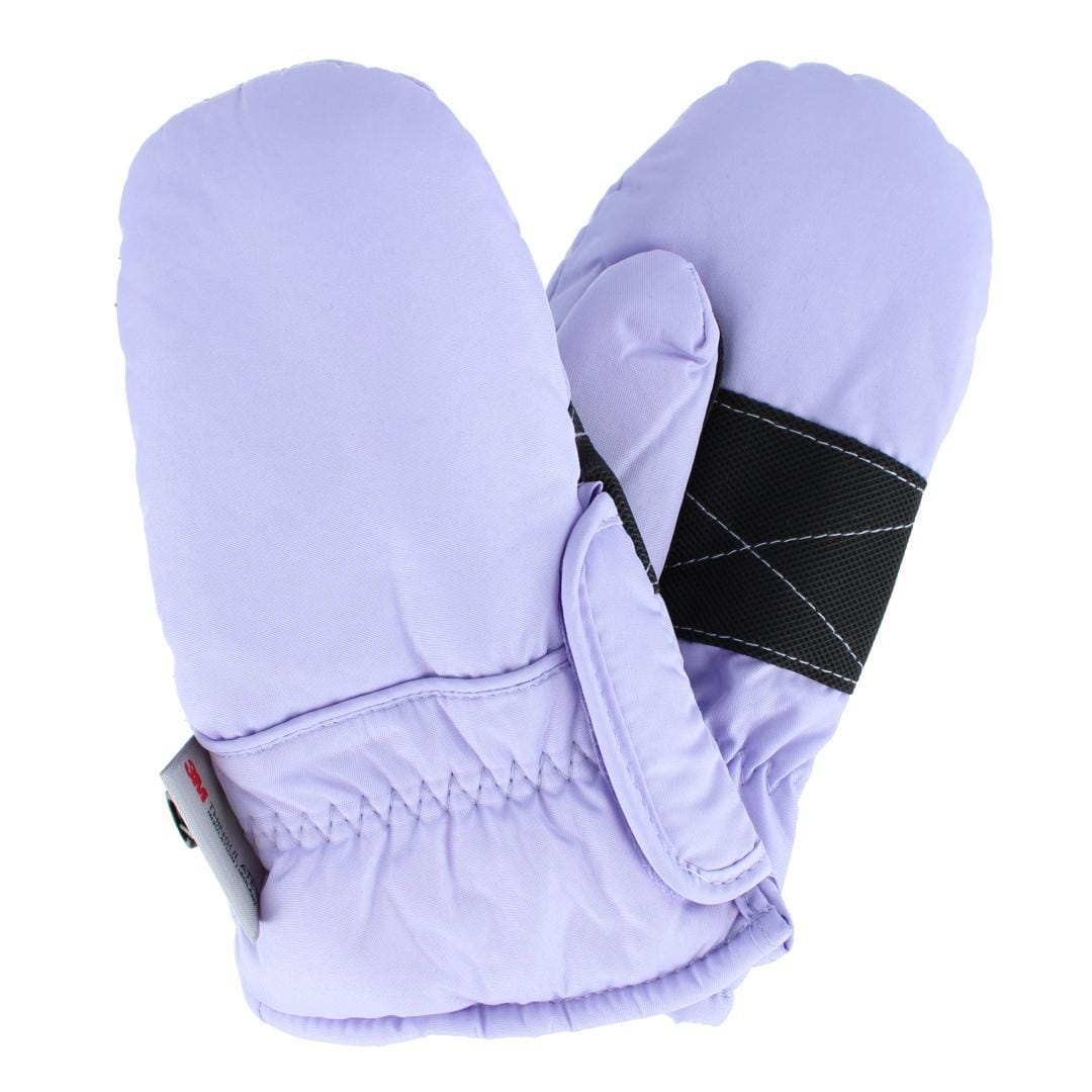 Grand Sierra Kids' Toddler (2-4) Taslon Side Entry Winter Ski Mitten - Purple