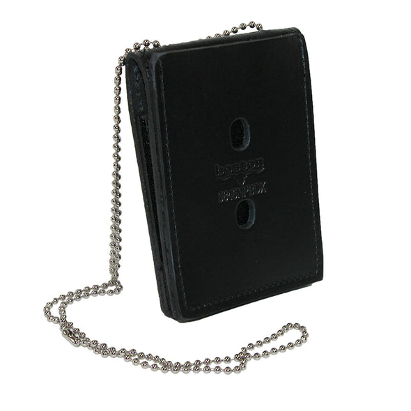 Leather Deluxe ID and Badge Holder Wallet