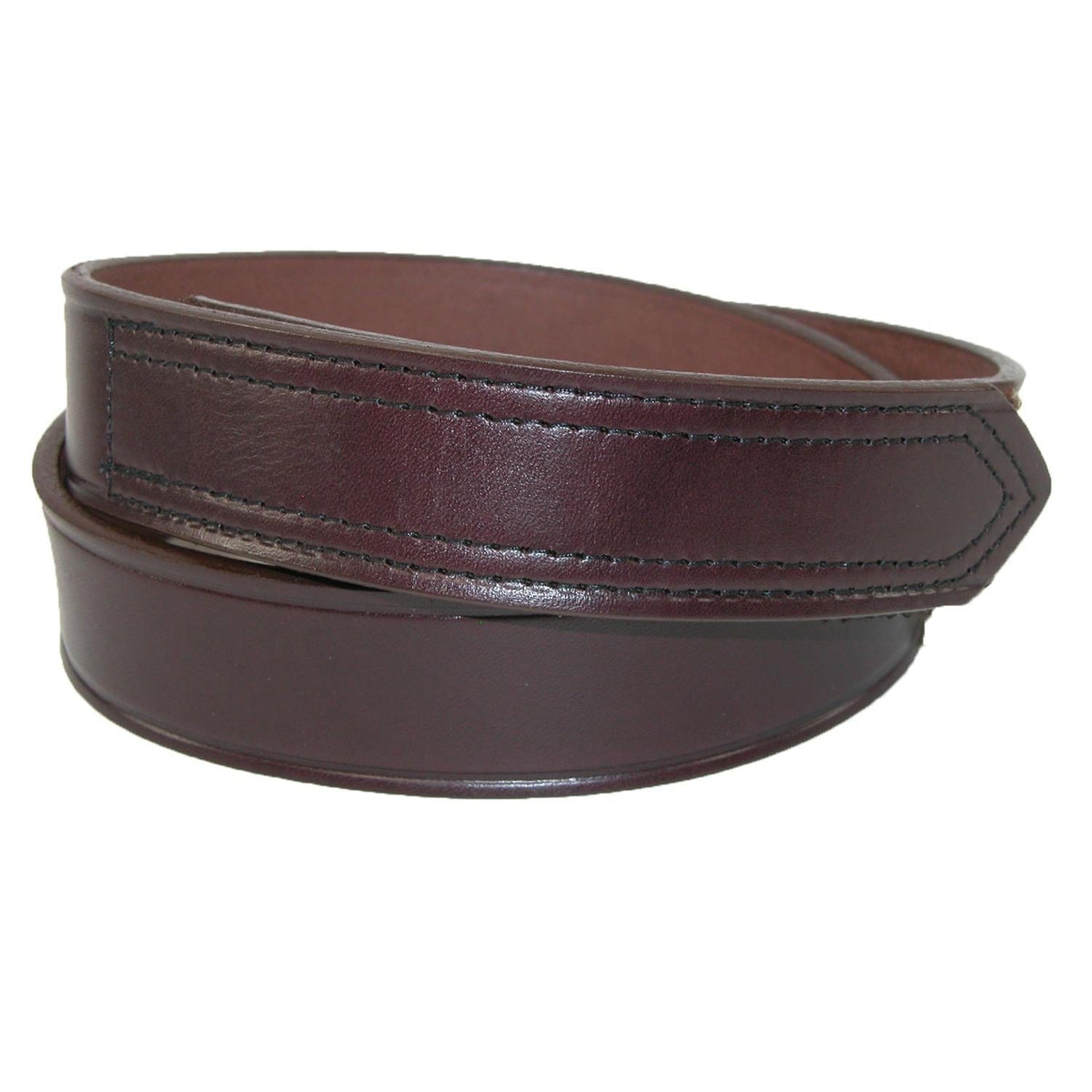 Men's Big & Tall Leather No Scratch Work Belt with Hook and Loop ...