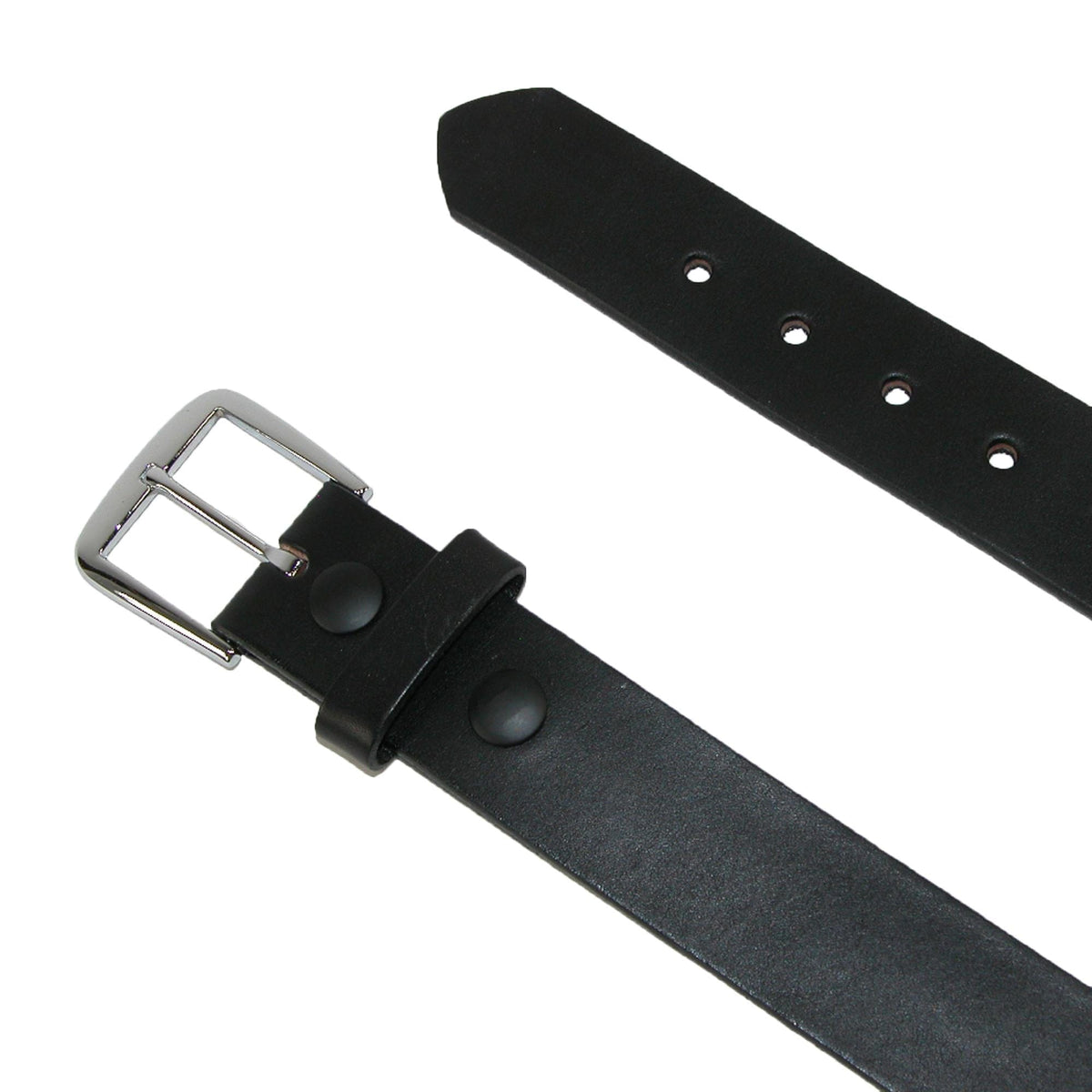Boston Leather Men's Big & Tall Leather 1 1/2 Inch Bridle Belt - Brown