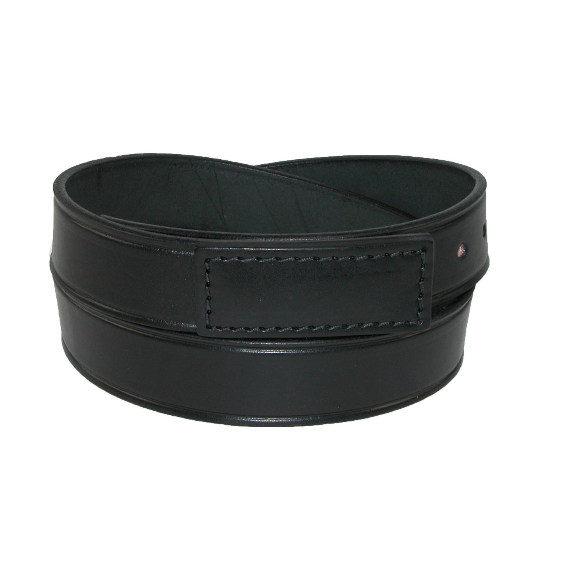 Boston Leather Men's Leather Movers & Mechanics No Scratch Work Belt - Black