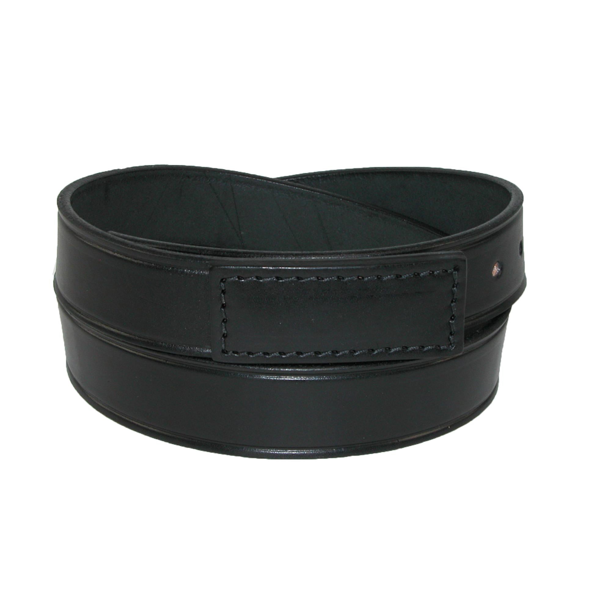 Boston Leather Belt Black 6605 