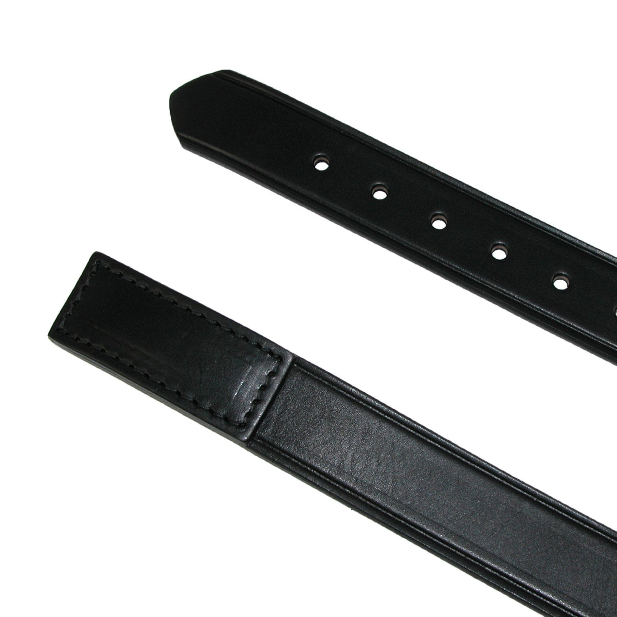 Boston Leather Men's Big & Tall Leather Movers & Mechanics No Scratch Belt - Black