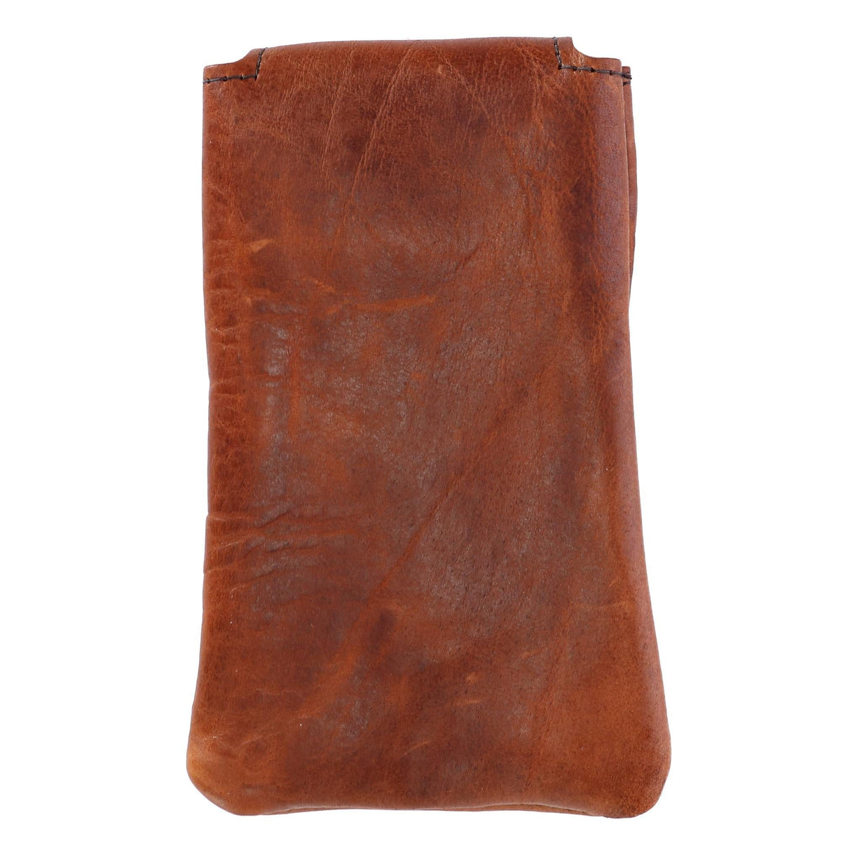 Boston Leather Textured Bison Leather Eyeglass Case - Tucson