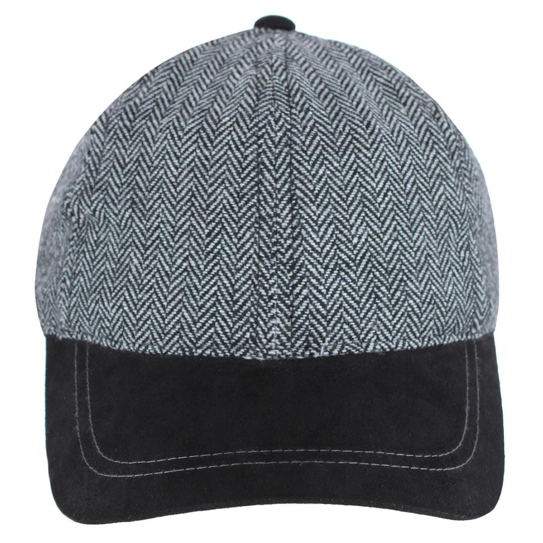 Broner Men's Wool Blend Herringbone Baseball Cap