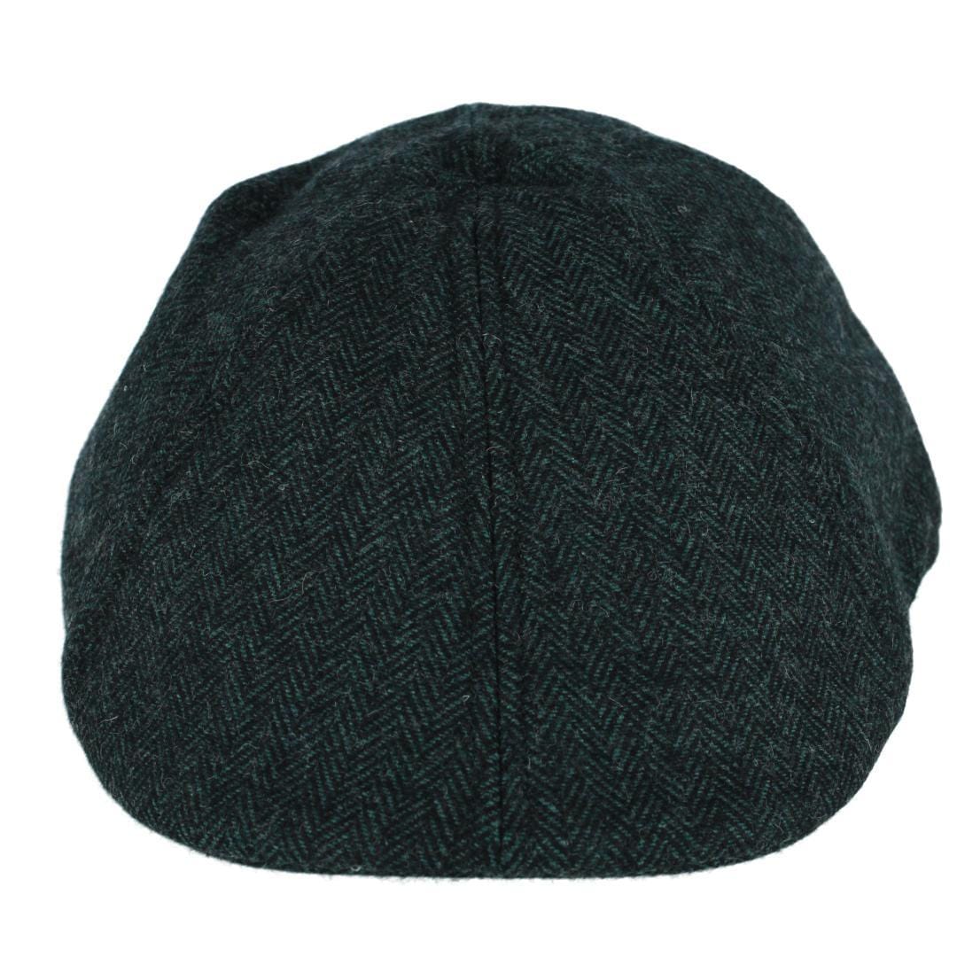 Broner Men's Wool Herringbone Pub Cap - Evergreen