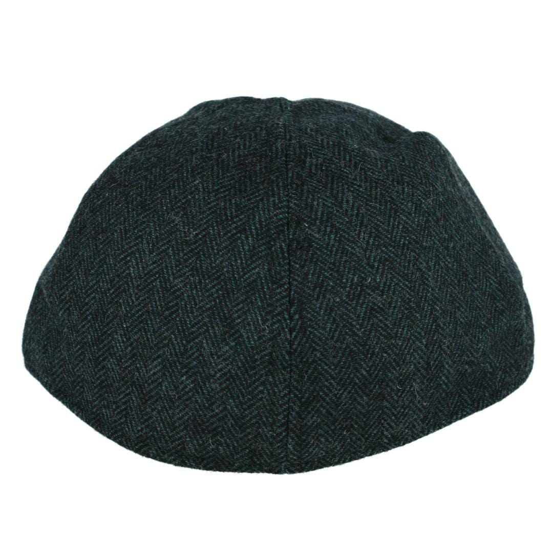 Broner Men's Wool Herringbone Pub Cap - Evergreen