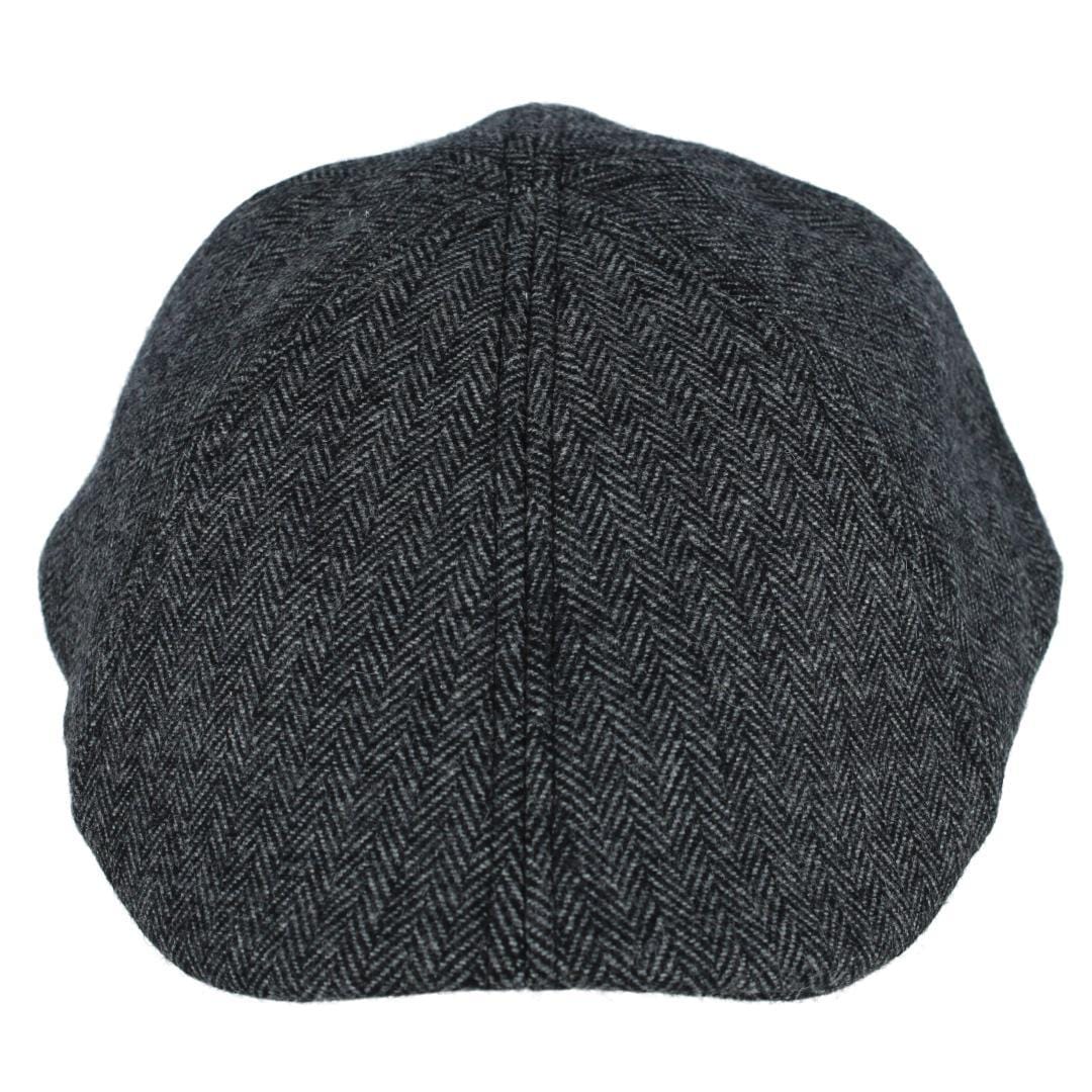 Broner Men's Wool Herringbone Pub Cap - Men's Wool Herringbone Pub Cap