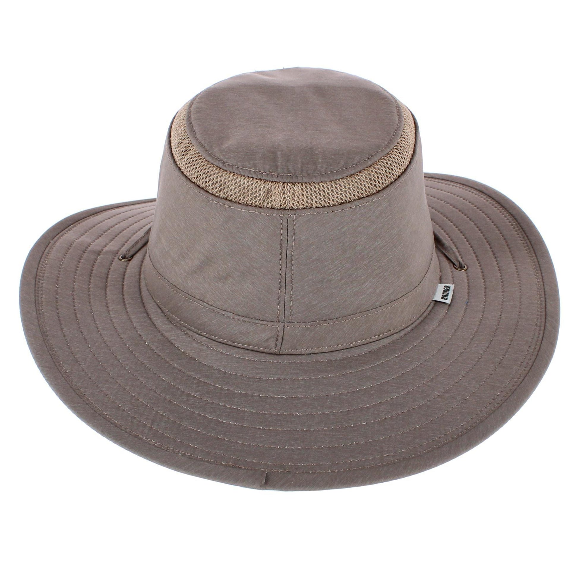Broner Men's Lightweight Breezer Hat with Mesh Panel - Tan