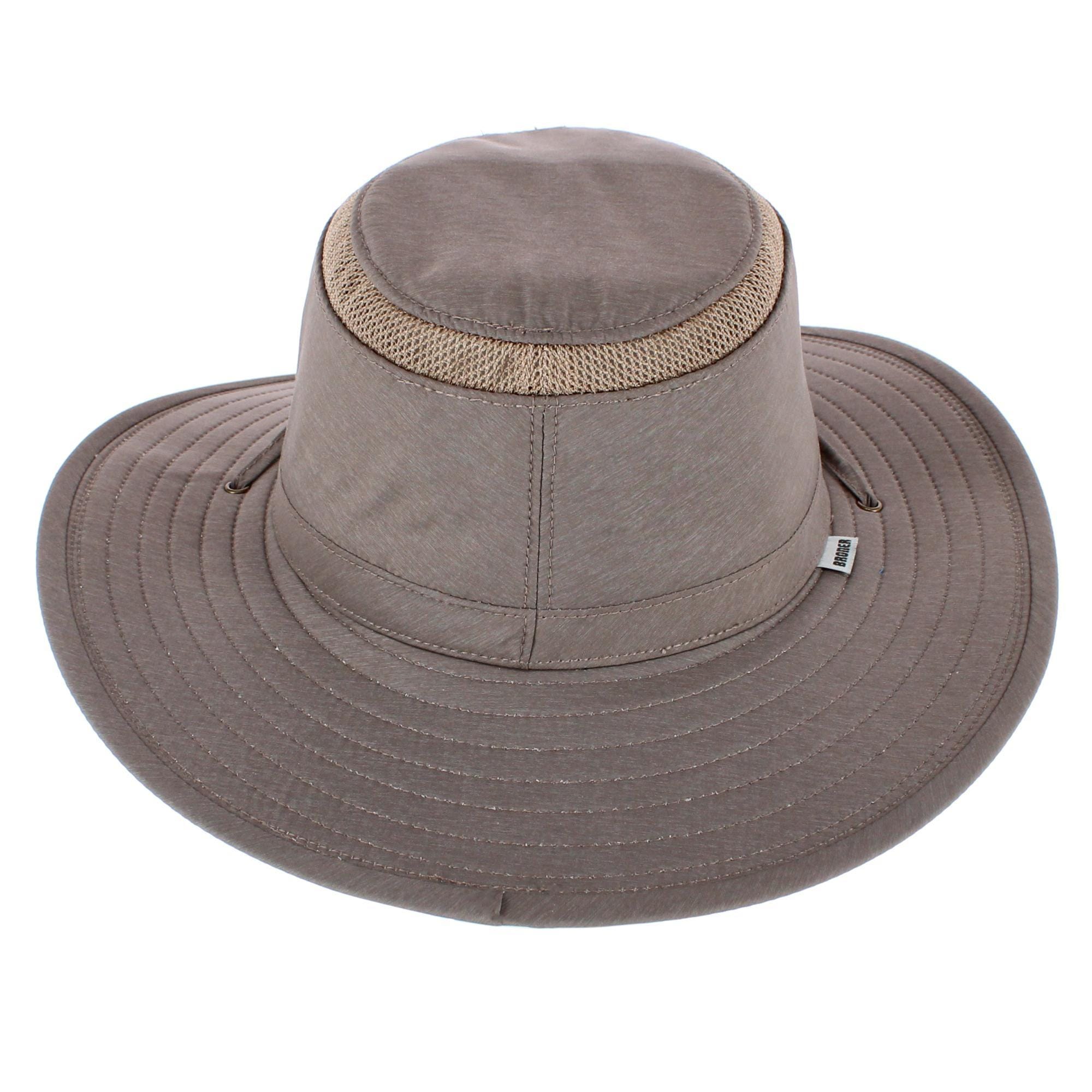 Broner Men's Lightweight Breezer Hat with Mesh Panel - Tan