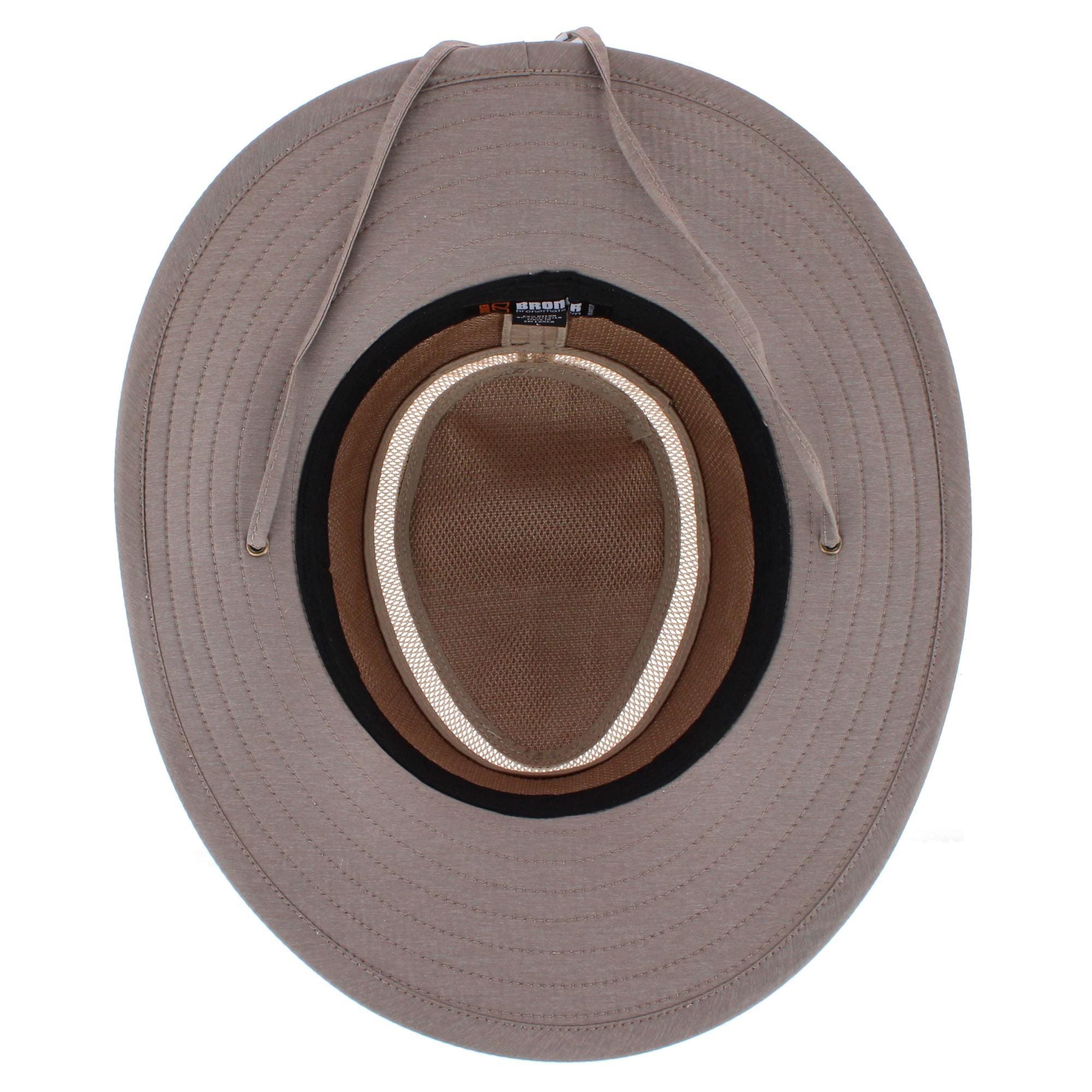 Broner Men's Lightweight Breezer Hat with Mesh Panel - Tan