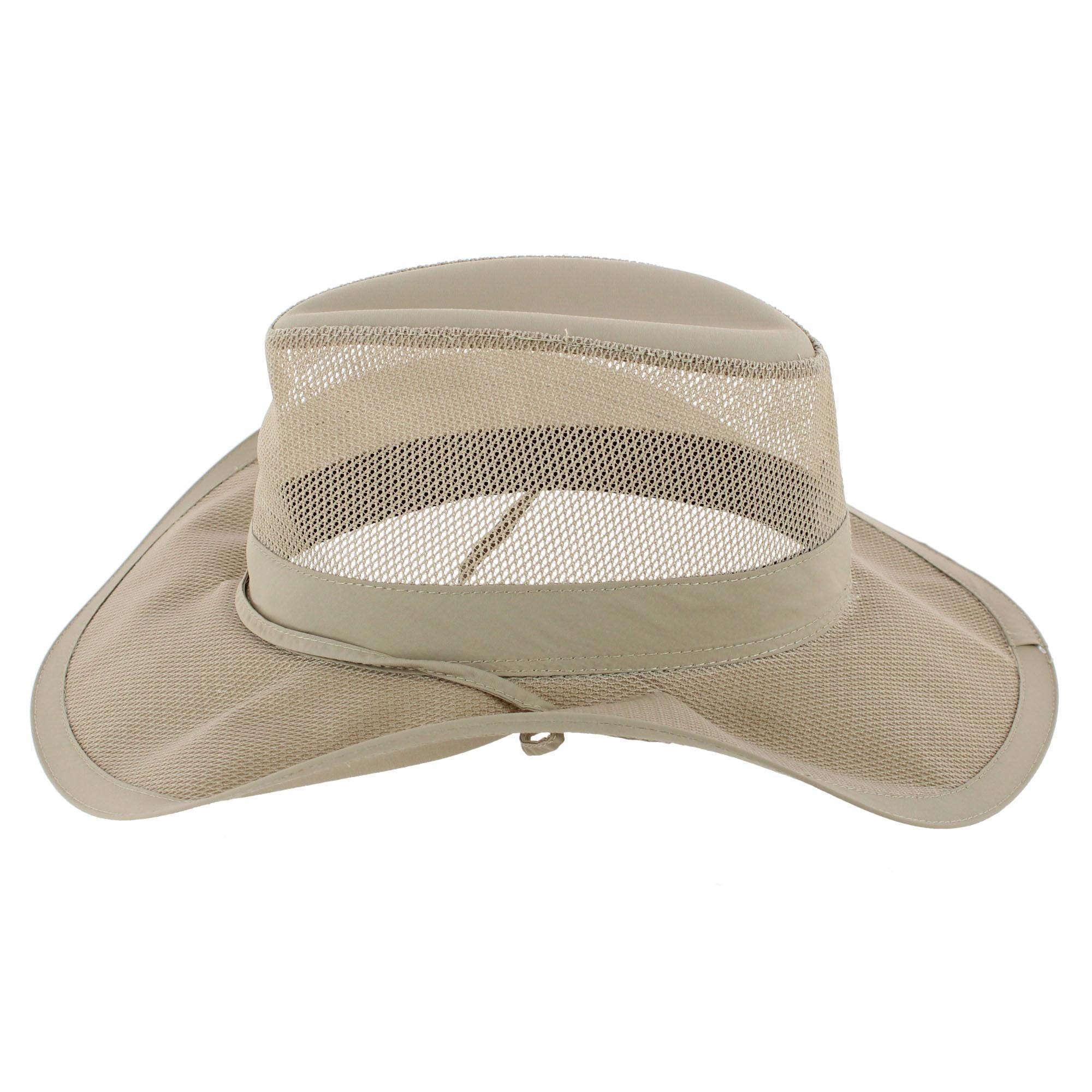 Broner Men's Moisture Wicking Outback Breezer Hat - Khaki