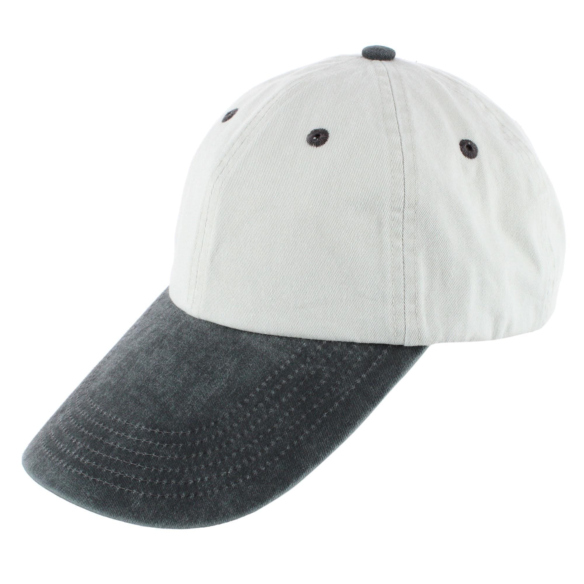 Broner Men's 4 Inch Two Tone Long Billed Baseball Cap
