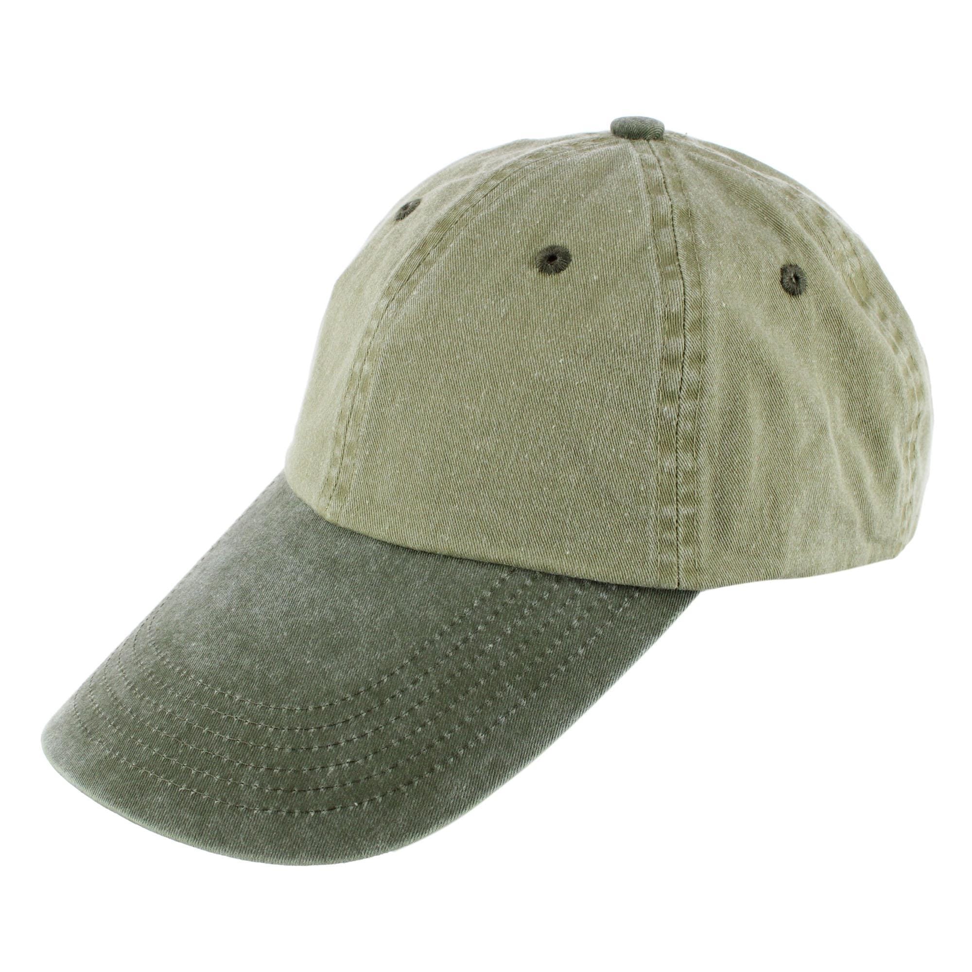 Broner Men's 4 Inch Two Tone Long Billed Baseball Cap