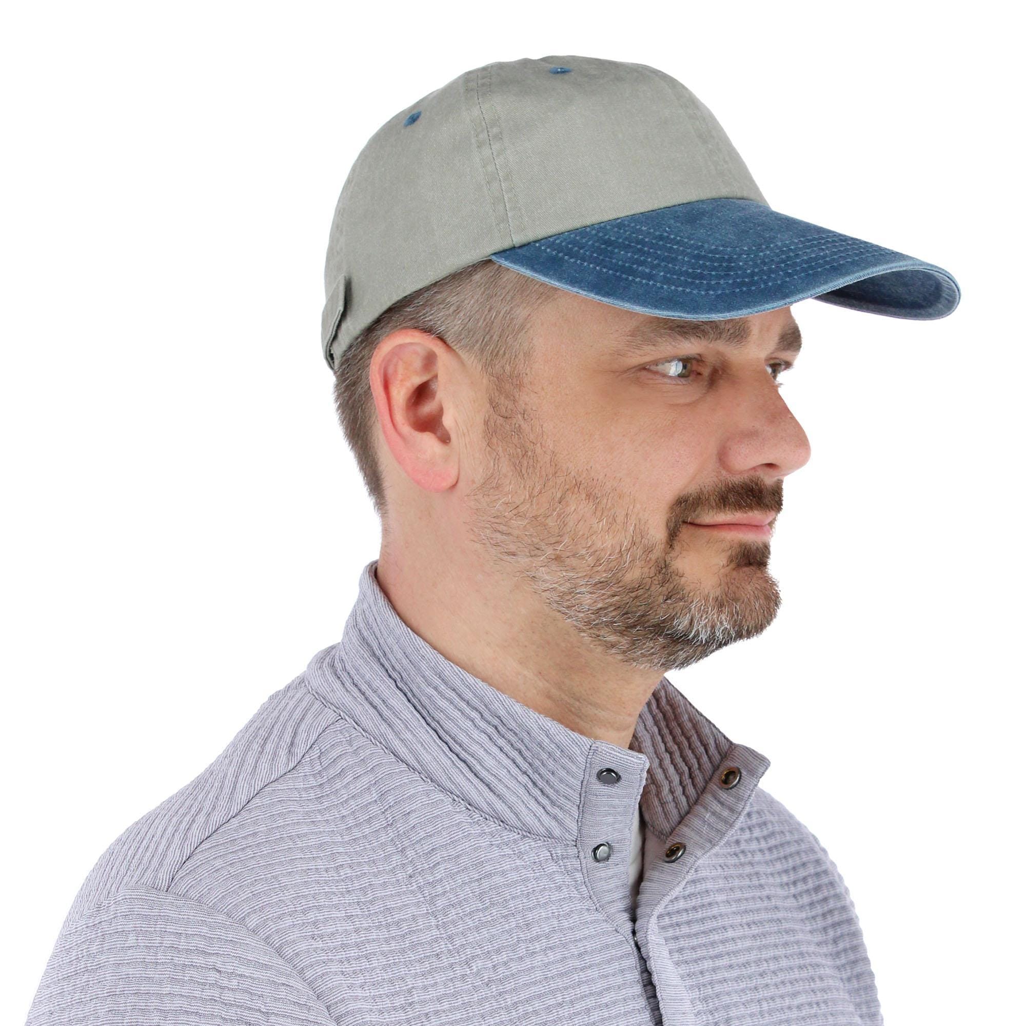 Broner Men's 4 Inch Two Tone Long Billed Baseball Cap