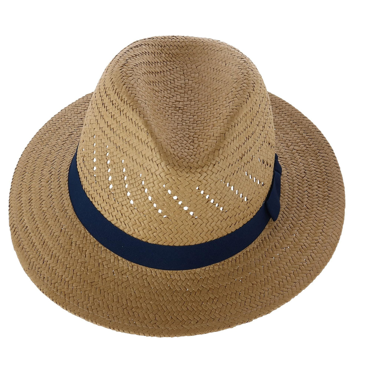 Broner Men's Vented Dress Safari Hat with Grosgrain Band - Khaki