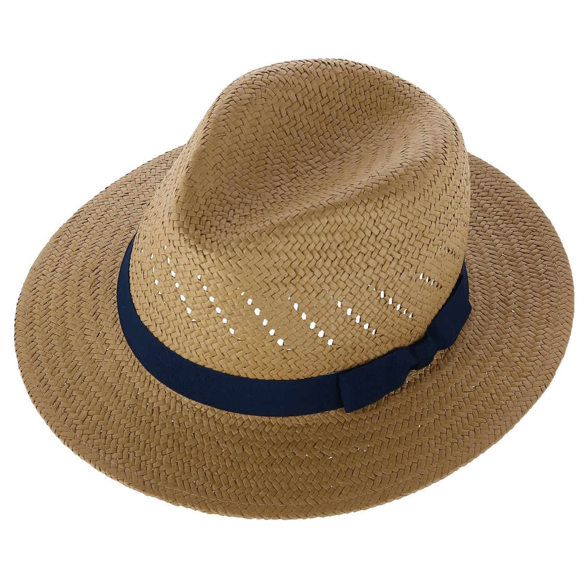 Broner Men's Vented Dress Safari Hat with Grosgrain Band - Men's Vented Dress Safari Hat with Grosgrain Band
