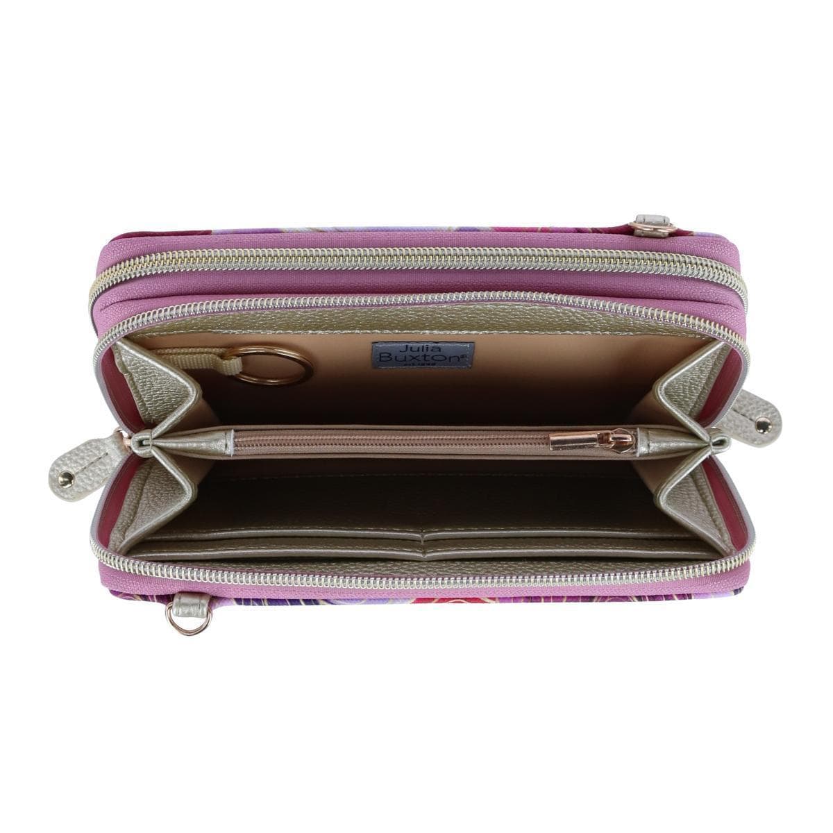 Buxton Women's Styling Premium Faux Leather Ultimate Organizer - Rose Bud