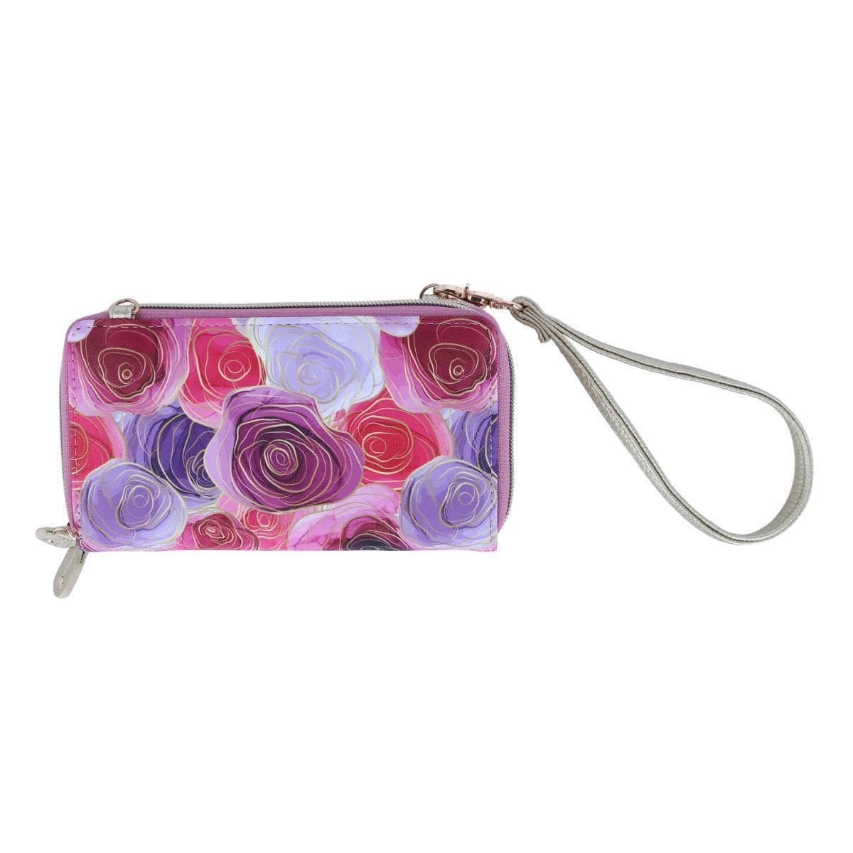 Buxton Women's Styling Premium Faux Leather Ultimate Organizer - Rose Bud