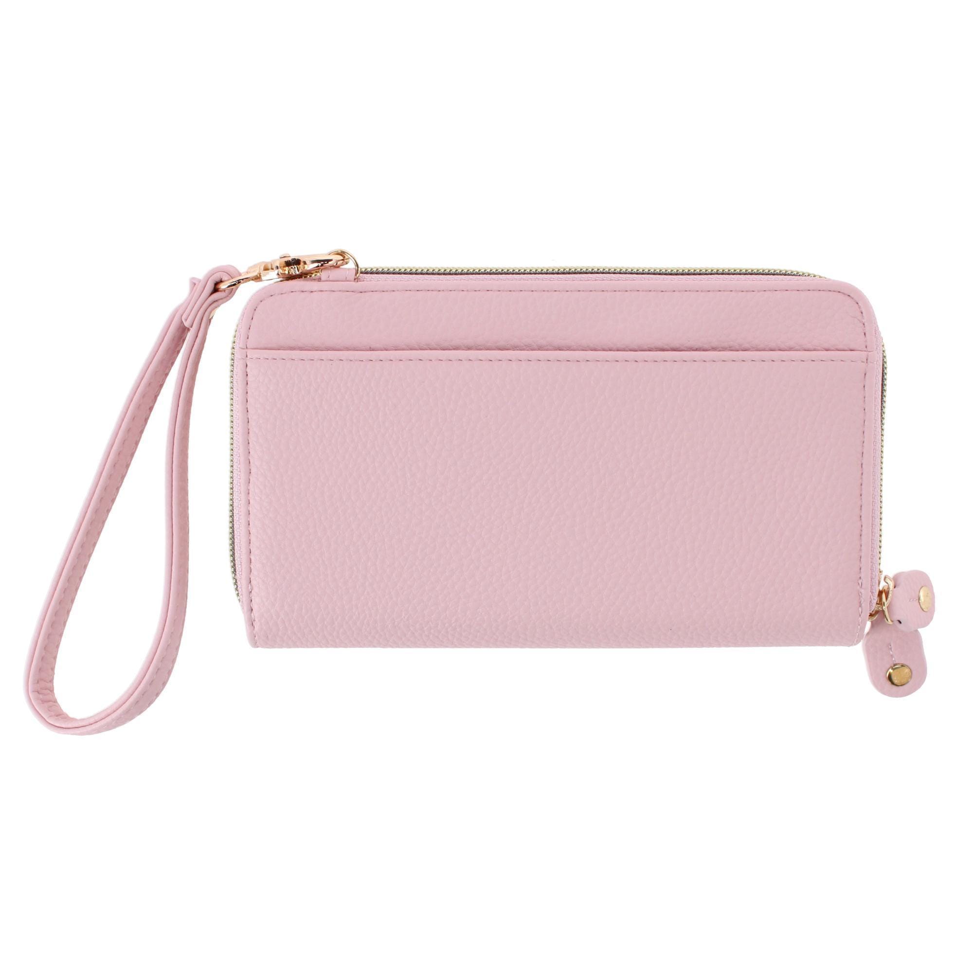 Buxton Women's Styling Premium Faux Leather Ultimate Organizer - Champange Blush