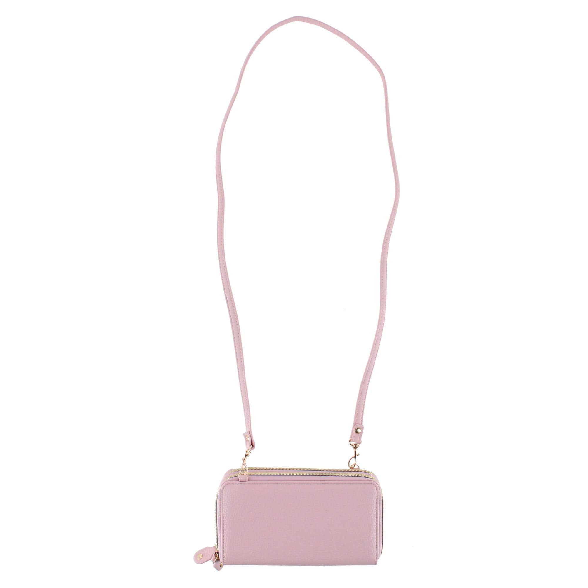 Buxton Women's Styling Premium Faux Leather Ultimate Organizer - Champange Blush