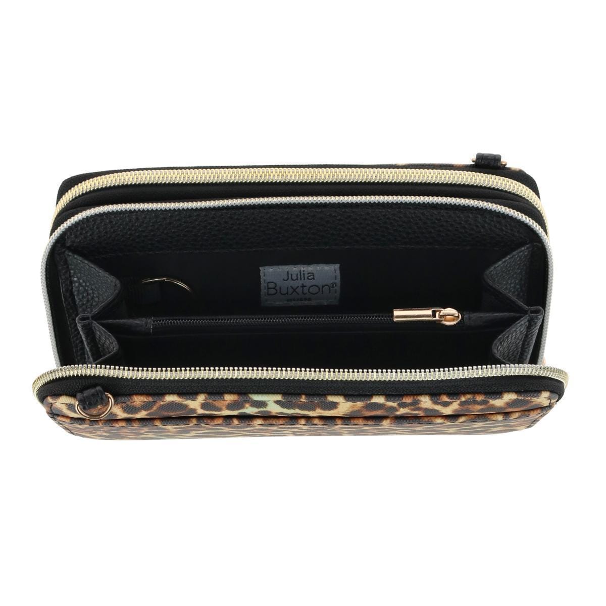 Buxton Women's Styling Premium Faux Leather Ultimate Organizer - Leopard