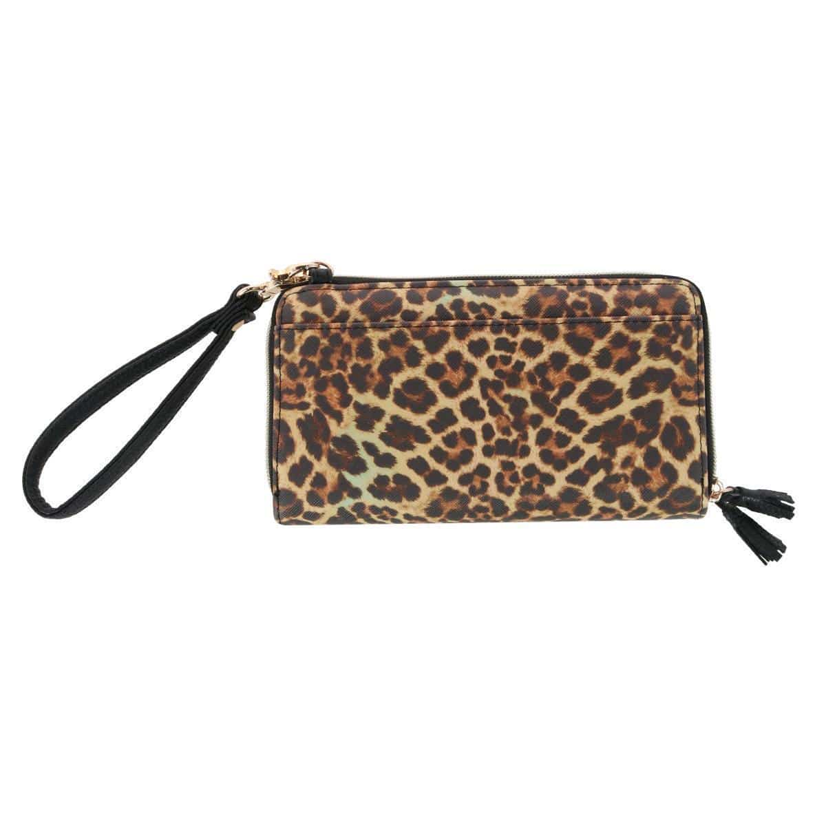 Buxton Women's Styling Premium Faux Leather Ultimate Organizer - Leopard