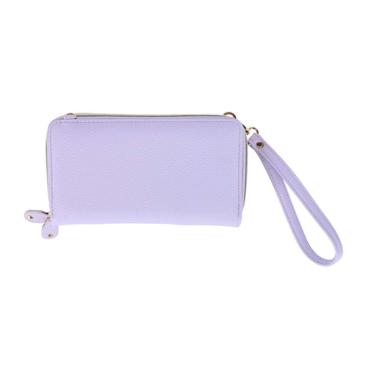 Buxton Women's Styling Premium Faux Leather Ultimate Organizer - Lilac