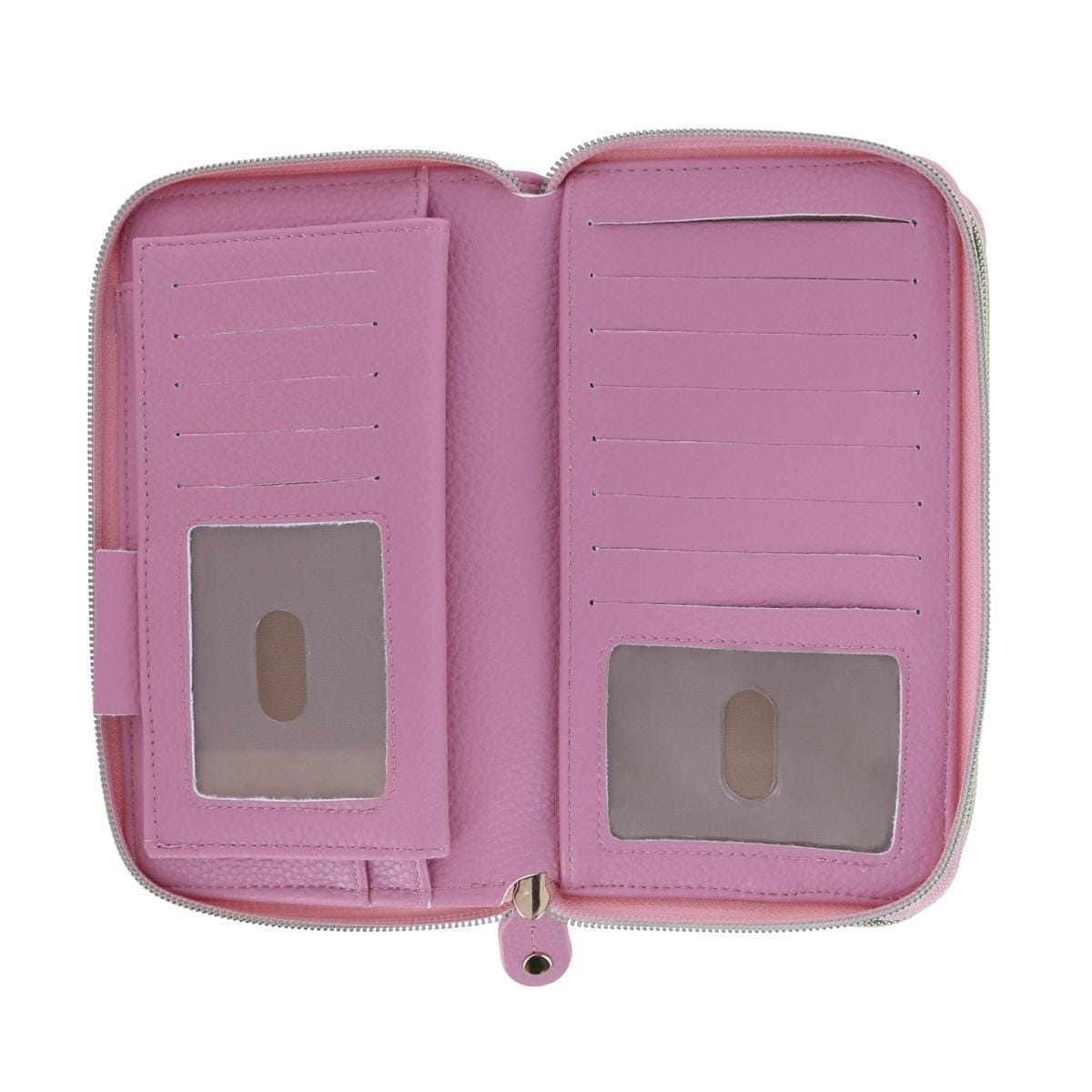 Buxton Women's Styling Premium Faux Leather Ultimate Organizer - Mauve Blush