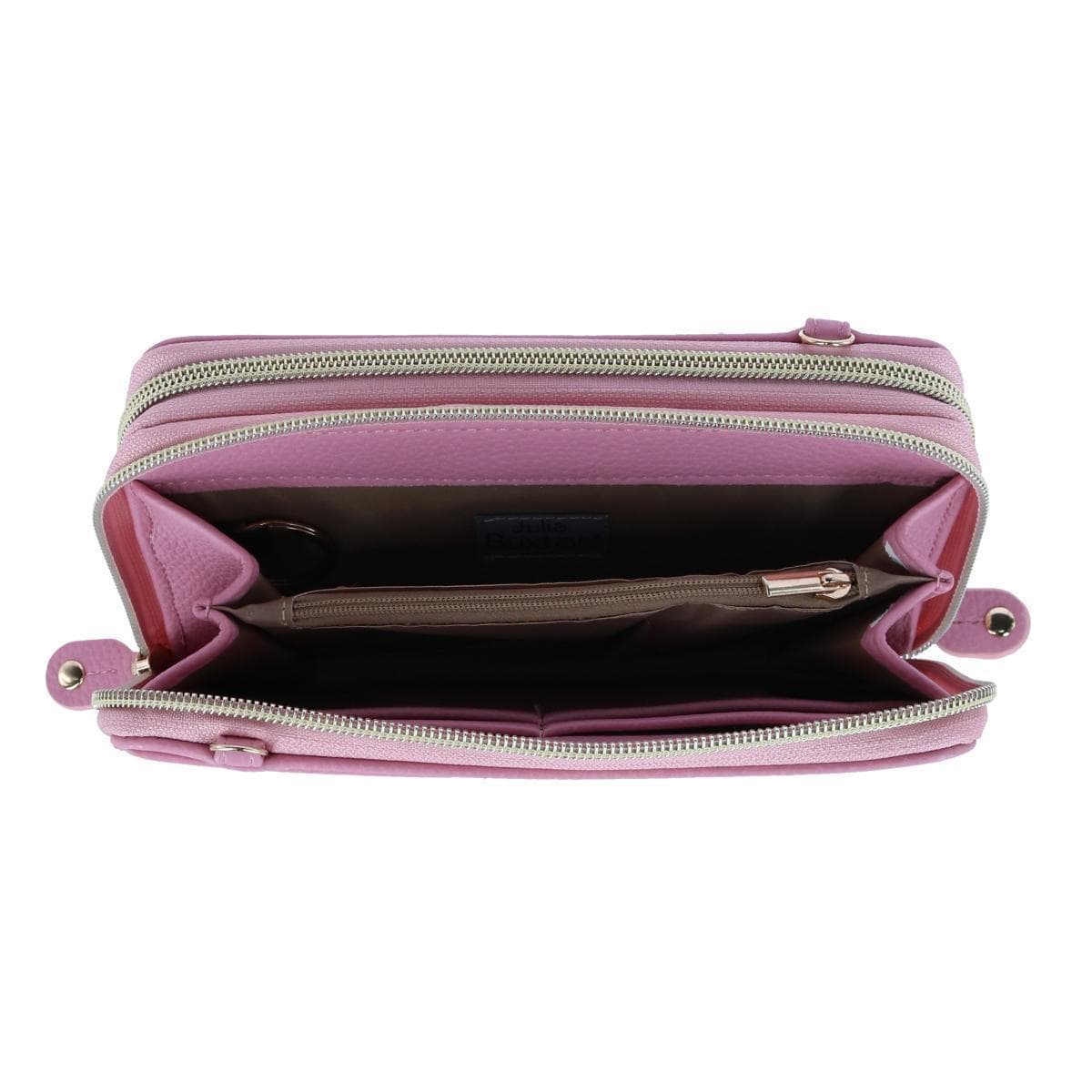 Buxton Women's Styling Premium Faux Leather Ultimate Organizer - Mauve Blush