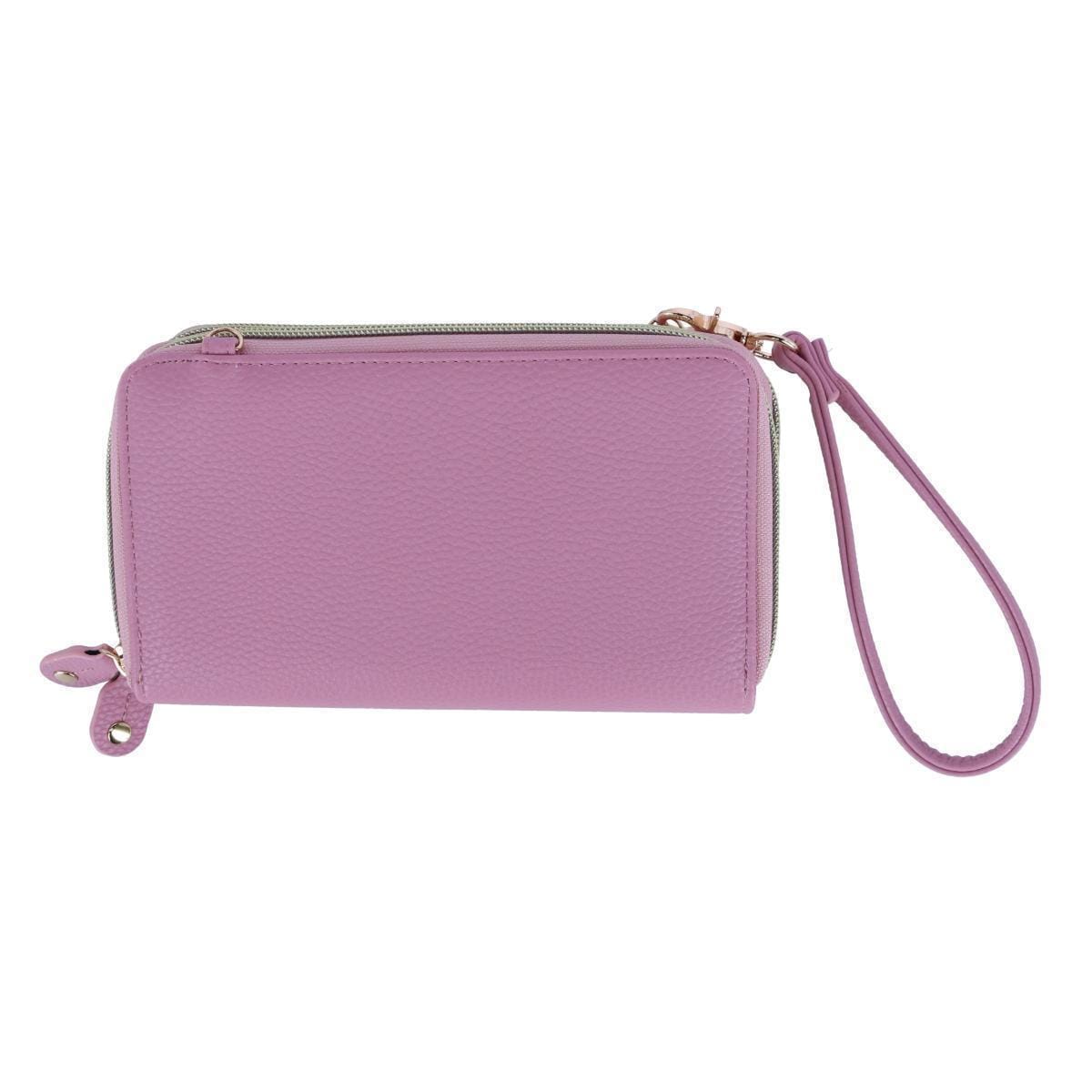 Buxton Women's Styling Premium Faux Leather Ultimate Organizer - Mauve Blush