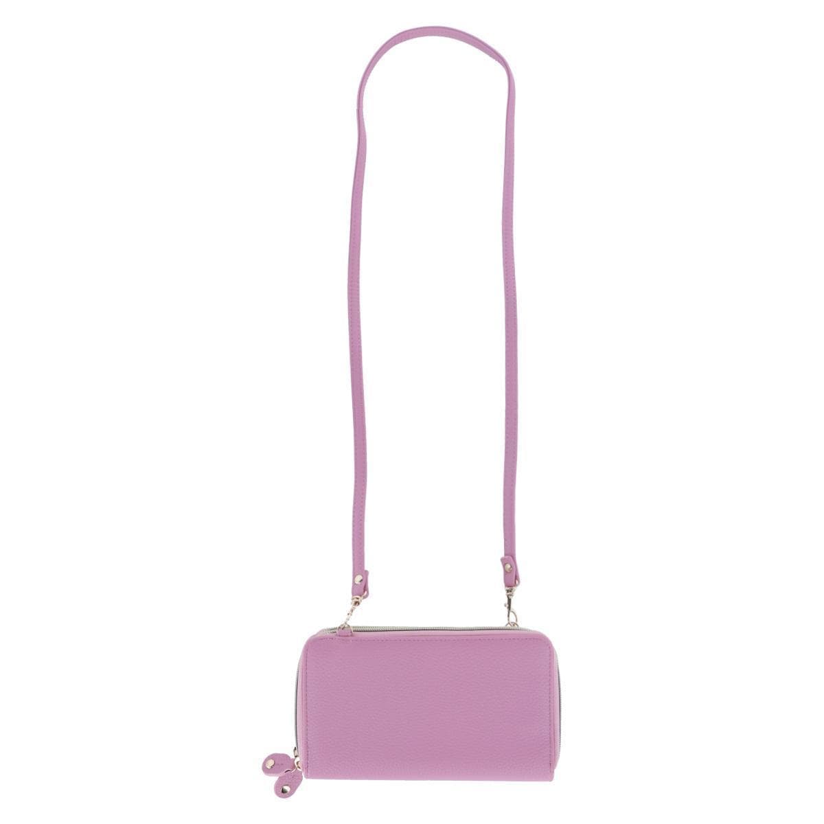 Buxton Women's Styling Premium Faux Leather Ultimate Organizer - Mauve Blush
